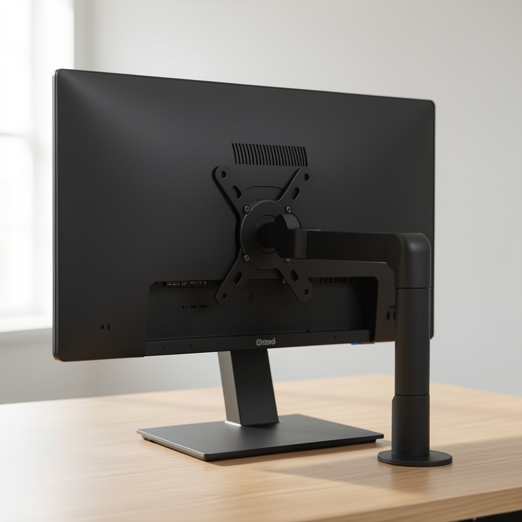 Ergotron LX nosač monitora sa klampom za sto – crni aluminijumski krak za VESA 75 i 100 mm monitore do 34 inča