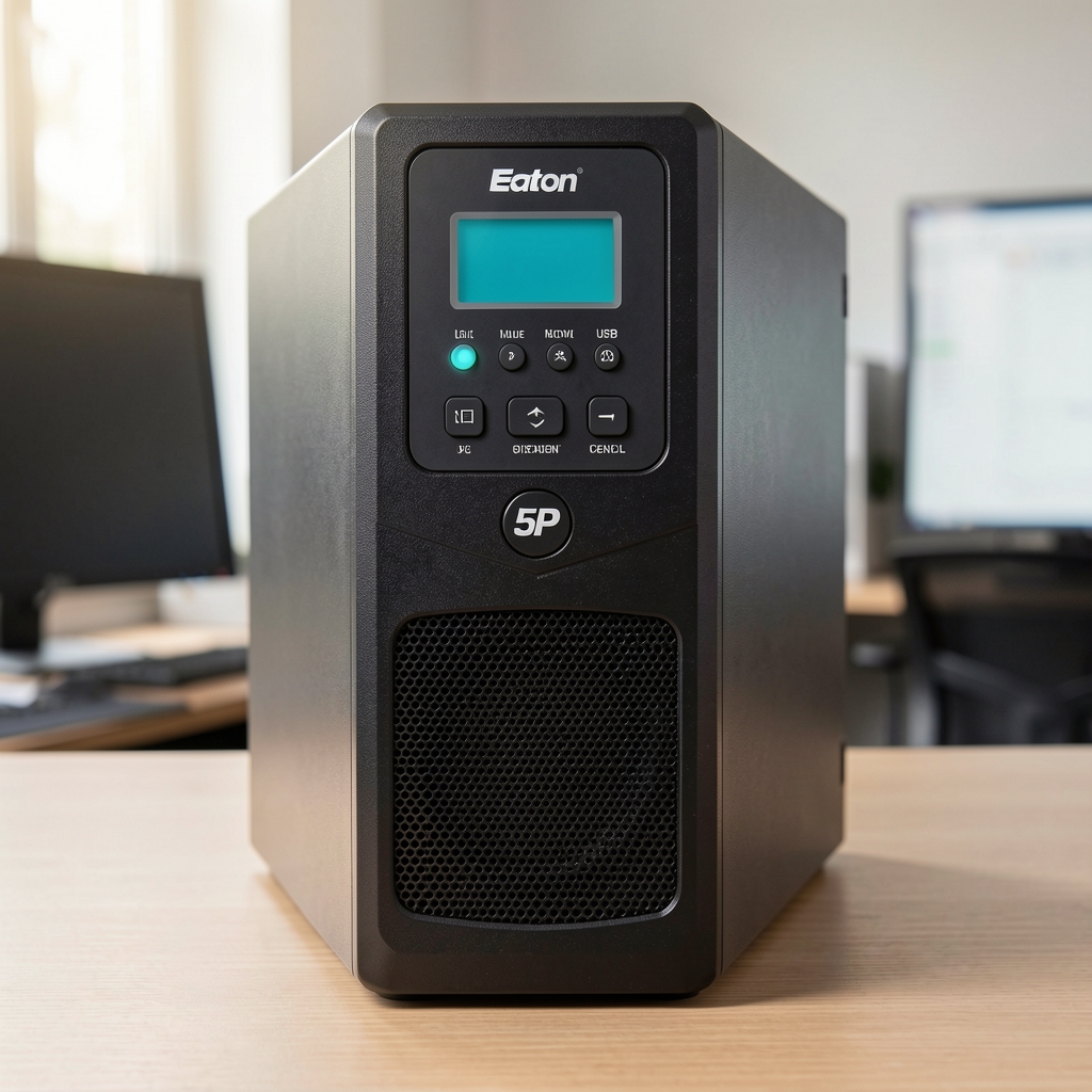 Eaton 5P 1550i tower UPS uređaj sa LCD panelom i USB upravljanjem – poslovni line-interactive UPS za radnu stanicu